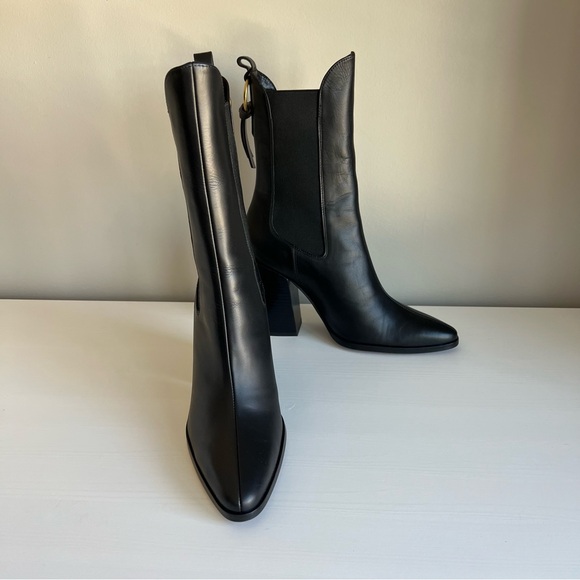 NIB FRAME Le Manhattan Chelsea boots in black size 38 - Picture 4 of 10